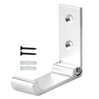 ราคา ตะขอเสื้อโค้ตแบบพับที่แขวนติดผนังสำหรับแขวนตะขอเกี่ยวเสื้อคลุมอาบน้ำฮาร์ดแวร์งานหนักอะลูมินัมอัลลอยที่แขวนหูฟังไม่ขึ้นสนิมติดผนังพร้อมกับสกรูสำหรับใส่หมวกกระเป๋าอุปกรณ์ฟิตเนส (20642283313)