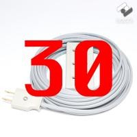 ราคา ปลั๊ก 3 ตา ปลั๊กพ่วง เพิ่มความยาวสายไฟ ใช้สายVKF 2x0 5sqm ใช้กับ ทีวี โทรทัศน์ พัดลม ตู้เย็น ชาร์ทโทรศัพท์ สายไฟพ่วง ราคาถูก (8995573950)