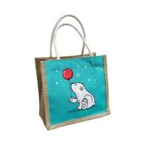 ราคา Hanaso กระเป๋าถือ กระเป๋าผ้ากระสอบ กระเป๋าผ้า กระเป๋าผ้าใบเล็กกระเป๋าถือ กระเป๋าใบเล็กน่ารัก ลายการ์ตูน 17 แบบ Handbag (16365411095)