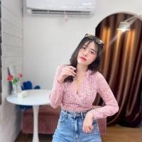 ราคา MesubShop เสื้อลูกไม้ ผ้ายืดเยอะ ลูกไม้แต่งลายสลับลายฉลุ ทรงคอวีไขว้หน้าแขนยาว เนื้อผ้านุ่ม เสื้อไปวัด เสื้อไปทำบุญ แท็กซี่ (19241511949)