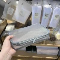 ราคา MUJI Muji Storage Bag Cosmetics Swimming Storage Box Net Bag Document Storage Net Bag Travel Portable (17293645969)