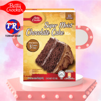 ราคา Betty Crocker Super Moist Chocolate Cake Mix แป้งสําเร็จรูป สำหรับทำเค้กหน้านุ่มรสช็อกโกแลต 430g (20579229257)