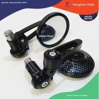 ราคา กระจกปลายแฮนด์ วงกลม เคฟล่า ใส่ได้ทุกรุ่น ขนาด 6เซ็น ขามีเนียม กระจกแต่ง (20804926709)