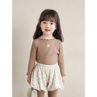 ราคา เสื้อแขนยาวเด็กผู้หญิง เสื้อแขนยาวปักลายกระต่ายเสื้อเด็กผู้หญิง90 140ซม (20646359248)