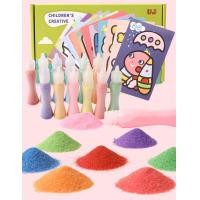 ราคา พร้อมส่ง ชุดทรายระบายสี ชุดสี12สีและแบบ24แบบ ระบายสีทราย ของเล่นศิลปะ มอนเตสซอรี่่ Montessori ระบายสีทราย วาดรูปด้วยทราย กระดาษโรยทราย ภาพวาดโรยทราย (16880545036)