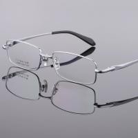 ราคา กรอบแว่นตาไททาเนียมแท้สำหรับผู้ชายแบบใหม่กรอบแว่นสายตาสั้นกรอบแว่นแบบเต็มกรอบน้ำหนักเบาพิเศษ9867 (14765770721)