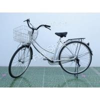 ราคา จักรยานแม่บ้านญี่ปุ่น ล้อ 26 นิ้ว มีเกียร์ สีเงิน จักรยานมือสอง (17852498196)