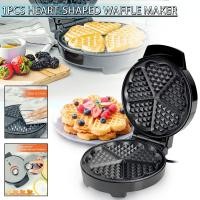 ราคา Idealhere เครื่องทำวาฟเฟิลรูปหัวใจเครื่องทำวาฟเฟิลเบลเยี่ยม5ชิ้นเหล็กไม่ติดกระทะไฟฟ้า (20509215735)