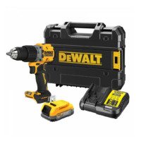 ราคา DEWALT สว่านกระแทกไร้สาย DCD805E1T B1 18V Powerstack พร้อมแบตและแท่นชาร์จ ของแท้โดยตัวแทนจำหน่าย (16826827572)