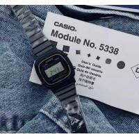 ราคา นาฬิกา ผู้หญิง Casio รุ่นจิวหน้าเล็ก มาใหม่ สายสเเตนเลส รุ่น B640WC 5A ตั้งเวลา เเถมฟรีกล่องพร้อมถุงกระดาษ (13387992224)