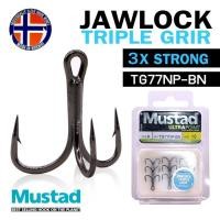 ราคา เบ็ด Mustad 3 ทาง TG77NP BN JAWLOCK TRIPLE GRIP (7681975589)