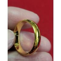 ราคา แหวนเกลี้ยงหนา5มิลเรียบชุบทองอร่าม (19525990931)