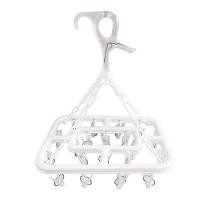 ราคา Daiso ราวตากผ้าแบบมีคลิปหนีบ20ชิ้นพร้อมตะขอเกี่ยว (20871774952)