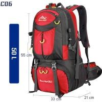 ราคา C04 Traveler Backpack 60L กระเป๋าเป้ กระเป๋าเดินทาง กระเป๋าท่องเที่ยว ความจุขนาดใหญ่ Waterproof Outdoor Backpack Rucksack Sports พร้อมส่ง (21056708165)