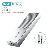 ราคา ORICO USB4 NVMe SSD Enclosure 40Gbps PCIe3 0x4อลูมิเนียม M 2 SSD Case ใช้งานร่วมกับ Thunderbolt 3 4 USB3 2 USB 3 1 3 0 Type C (16556262415)