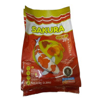 ราคา SAKURA GOLD ขนาด 1 kg ไซร์ B อาหารปลาสวยงาม น้ำไม่ขุ่น (16826604524)