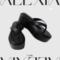 ราคา Carlashoes Alexia รองเท้าส้นตึกเกาหลี รองเท้าแตะส้นตึก รองเท้าส้นสูง 2 5นิ้ว (19766034486)