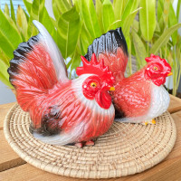 ราคา ไก่แจ้เซรามิค ไก่แจ้แก้บน ตุ๊กตาไก่ รูปปั้นไก่ สวยงาม เสริมดวงค้าขาย การเงินโชคลาภ (20332119933)