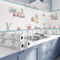 ราคา ขนาด60cm 3เมตร สติ๊กเกอร์ติดห้องครัว สติ๊กเกอร์กันน้ำมันกระเด็น วอลเปเปอร์ติดผนัง ติดง่ายมีกาวในตัว กันน้ำ กันเชื้อรา ทนความร้อน (11365969313)
