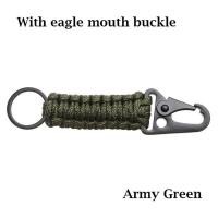 ราคา Outdoor mountaineering umbrella rope eagle beak buckle umbrella rope hand woven key clasp emergency mountaineering buckle eagle beak buckle key clasp (17176300116)