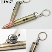ราคา LITAKE ไฟเลเซอร์ไฟฉายทรงกระสุน LED อเนกประสงค์จี้แขวนกุญแจปากกาชี้ของขวัญ (17601055388)