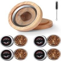 ราคา Smoker For Cocktails Cocktail Smokers Smoked Kit Wood Chips Smoke Dome Set Gift Box For Whiskey Antique Drink Wooden Old Fashion (18810891192)