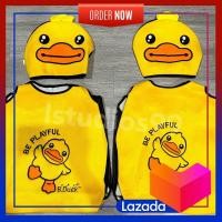 ราคา หุ้มเบาะรถยนต์ ลายเป็ด B DUCK สีเหลือง เบาะนั่งดำ ผ้ากำมะหยี่ปักลาย ใส่ได้ทุกรุ่น (20716711755)
