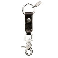 ราคา พวงกุญแจ COACH แท้ พวงกุญแจคู่ ถอดแยกได้ หนังแท้ สวยหรูมาก สุดคุ้ม COACH TRIGGER SNAP LEATHER KEY RING Mahogany (14711468093)