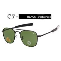ราคา แฟชั่นใหม่นักบินแบรนด์ผู้ชายแว่นกันแดดนักออกแบบกองทัพอเมริกันออปติคอล AO แว่นตากันแดด AO8054 (17161928889)