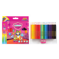 ราคา ดินสอสี มาสเตอร์อาร์ต Master Art แท่งสั้น 18สี (17766612909)
