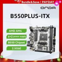 ราคา เมนบอร์ด B550PLUS ITX W AMD AM4 ZEN 4 DDR4 PCIe 4 0 2xM 22 5GbE USB 3 0 HDMI DP USB ITXMini PC สีขาว (21171142075)