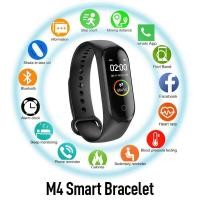 ราคา M4อัจฉริยะนาฬิกาอัจฉริยะสายรัดข้อมือFitness Tracker Smartwatchนาฬิกาข้อมือเพื่อสุขภาพการออกกำลังกายPedometer (5107586301)