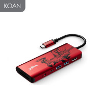 ราคา สายต่อพ่วงUSB BELKIN USB C Multimedia Hub 7 in 1 Pass 100W Red Spiderman (20968661811)