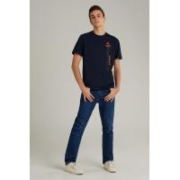 ราคา Mc jeans เสื้อยืดแขนสั้นผู้ชาย คอกลม สีกรมท่า MTTZ660 (20529887567)