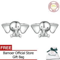 ราคา BAMOER ต่างหูเงินแท้925รูปช้างสำหรับผู้หญิงเครื่องประดับหูกระดุมแฟชั่นของขวัญ SCE1537 (16880484872)