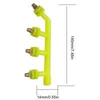 ราคา หัวฉีดพ่นฉีดยาฆ่าแมลงสำหรับการเกษตรชุดหัวฉีด2 3 4สำหรับสวนสนามหญ้า (19391030015)