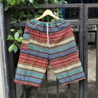 ราคา กางเกงผ้าทอนากา ขา4ส่วน กางเกงพื้นเมือง ฟรีไซส์ พร้อมส่ง (20776721096)