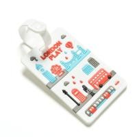 ราคา ZONGPAN Blowing Luggage Tags Labels Strap Name Address ID Suitcase Bag Baggage Travel Label Tag (16171622513)