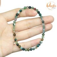 ราคา Aomthong กำไลหิน มอสอาเกต หินหยก 5 สี Moss Agate ขนาด 4 มม หินมงคล หินแห่งความมั่งคั่ง ช่วยดึงดูดความอุดมสมบูรณ์ หินสี หินสีเขียว กำไลหินนำโชค (6633586099)