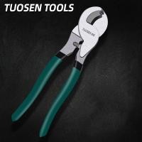 ราคา TUOSEN คีมตัดสายไฟเคเบิ้ล 8 นิ้ว 10 นิ้ว คีมตัดสายเคเบิ้ล ตัดลวดทองแดง ตัดลวดอลูมิเนียม รุ่นงานหนัก คีมตัดสายไฟ คีมตัดลวด (21054211456)