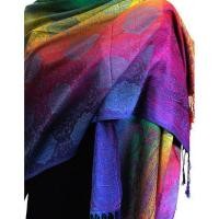 ราคา ผ้าพันคอpashmina colorful ผ้าคลุมไหล่เนื้อผ้านุ่มลื่นผืนใหญ่ (10118347690)