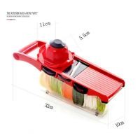 ราคา HANGDIAN จัดส่งฟรี 6in1 หั่นง่ายๆ เครื่องหั่นผัก เครื่องหั่นผักอเนกประสงค์ เครื่องตัดมัลติฟังก์ขัน หั่นผัก หั่นผลไม้ ส่งฟรี ชุดสไลด์ผักผลไม้ ใบมีดสแตนเลส ด้ามจับพิเศษ ชุดมีดหั่นผักอเนกประสงค์ ชุดอุปกร