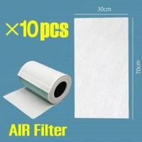 ราคา 10แผ่น HEPA Air filter แผ่นกรองอากาศ แผ่นกรองฝุ่น ฟอกอากาศ ดักฝุ่น ป้องกัน PM2 5 ได้ดี ขนาดแผ่น 70x30cm พร้อมจัดส่ง (7118694164)