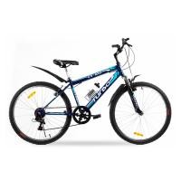 ราคา จักรยานเสือภูเขา จักรยานเทอร์โบ MTB TURBO BICYCLE รุ่น 26 EX 100 SHIMANO 6 SPEED จัดส่งเป็นกล่อง ประกอบแล้ว 85 (20543599265)