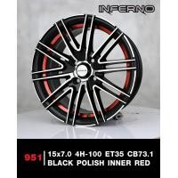 ราคา ล้อแม็กซ์ขอบ15 แม็กขอบ15 15x7 0 4h100 ET 35 38 CB73 1 ราคา4วง ยี่ห้อ INFERNO มีหลายรุ่นลายสีให้เลือก แม็กขอบเก๋ง แม็ก 4รู100 ขอบ15 ล้อแม็กขอบ15 (19796695085)