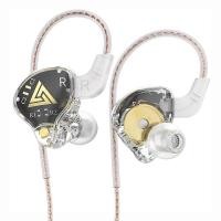 ราคา ดั้งเดิม qkz akx IEM หูฟังมอนิเตอร์ระดับอินเอียร์โปร่งใสหูฟังแบบมีสายพร้อมไมค์ไฮไฟเบสสเตอริโอหูฟัง AUX 3 5มม (21170612255)