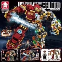 ราคา LY ไอรอนแมน หุ่นยนต์ โมเดล avengers ตัวต่อ 1450 pcs ชุดใหญ่ Super Anti Hulk Mecha marvel iron man hulkbuster 1000ชิ้น ตัวต่อของเล่น (21285423074)