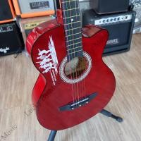 ราคา ส่งฟรี KAZUKIกีต้าร์โปร่ง ขนาด 38 นิ้ว Kazuki สีดำ แถมฟรี กระเป๋ากีต้าร์ ปิ๊กกีต้าร์ 2 อัน ที่เก็บปิ๊ก 1 อัน จูนเนอร์ คาโป้ และใบคอร์ด ส่ง (15703496726)