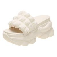 ราคา พร้อมส่ง รองเท้าส้นตึก แฟชั่น รองเท้าผู้หญิง รองเท้าส้นเตารีด สไตล์เกาหลี สูง 8 5cm พร้อมส่งในไทย (14588461786)