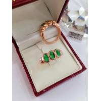 ราคา แหวนนาคหัวพลอยสีเขียว (18747360355)